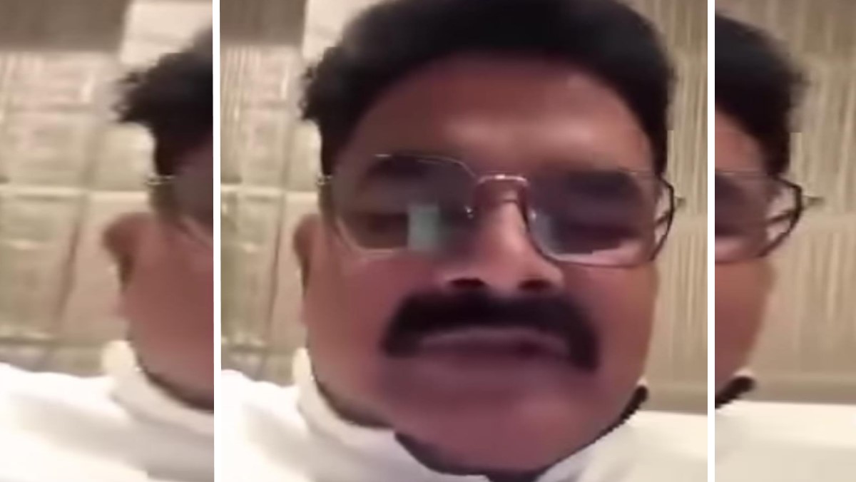 controversial video bjp mla accused of urging voters to cut opposition votes