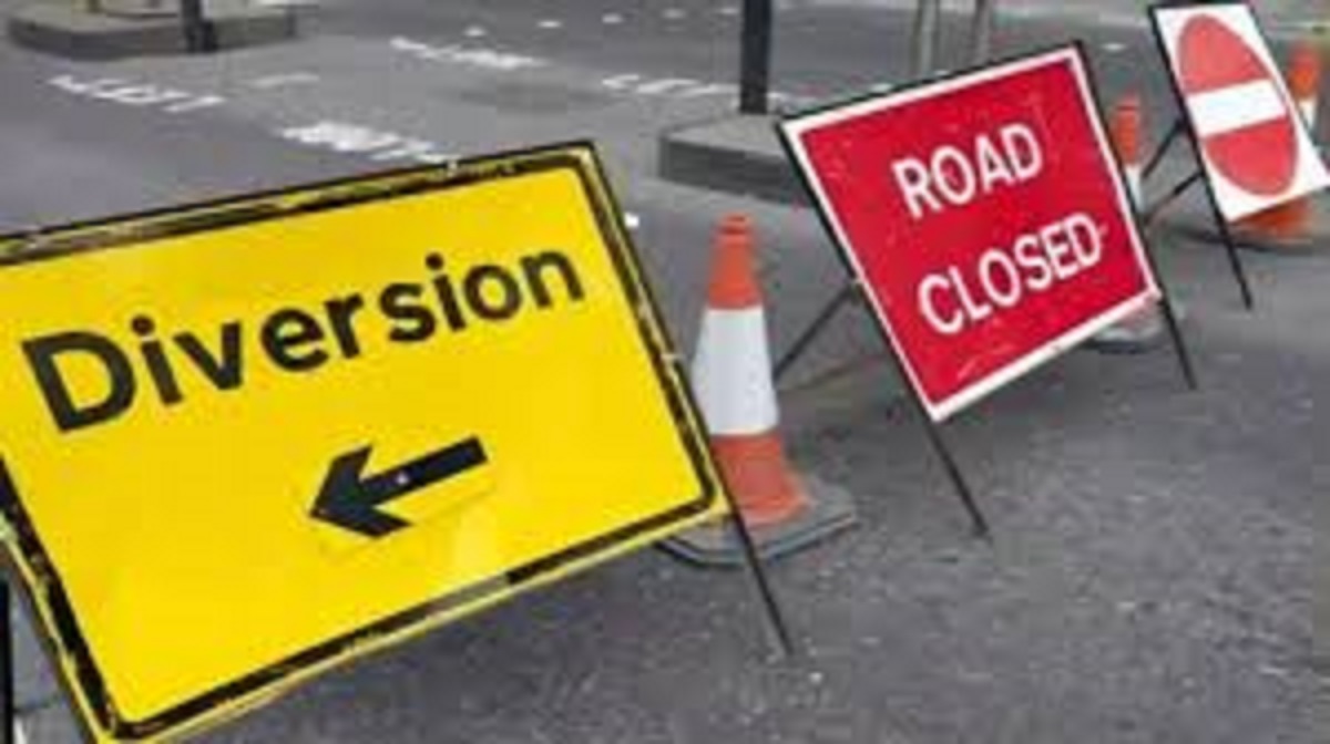 road closures in chandigarh for repair work on nov 22 24