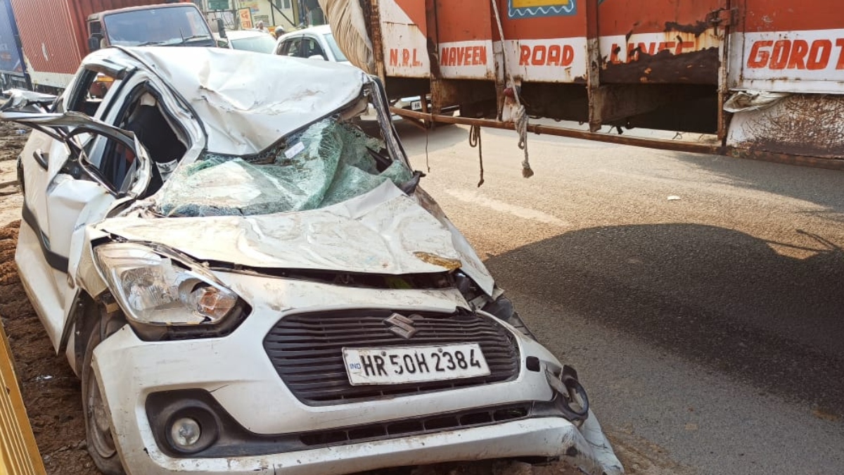 palwal road accident two killed on delhiagra highway