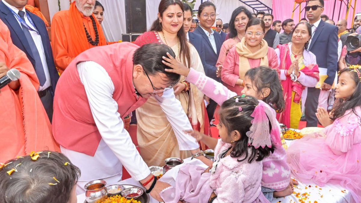 cm attends religious festival in jeevan deep ashram