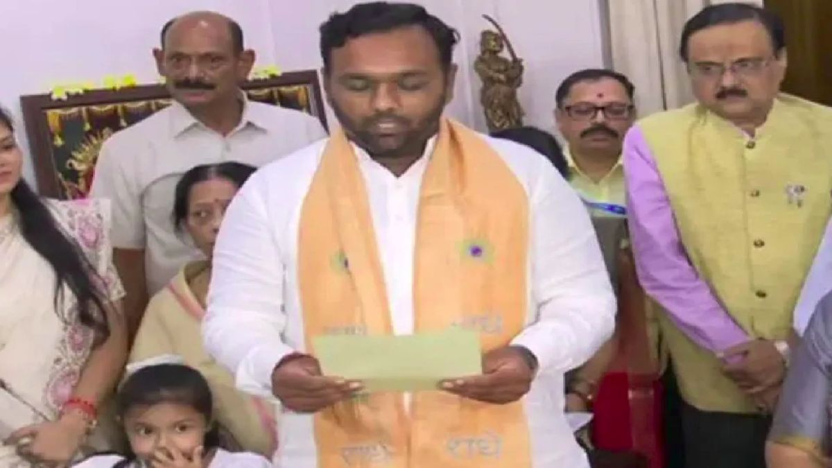 nuapada by election newly elected bjp mla jai dholakia took oath of secrecy