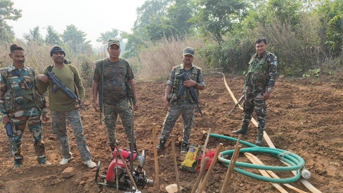 illegal opium farming busted fertilizers seized