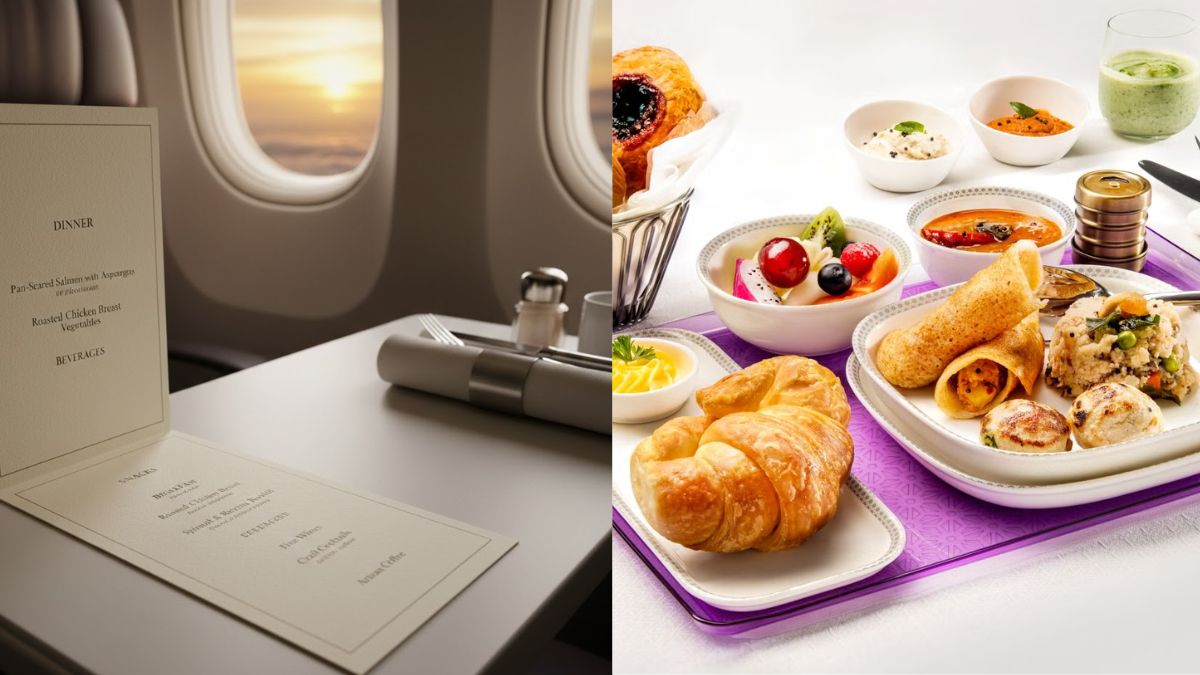 air india new menu what is special in the upgraded in flight food