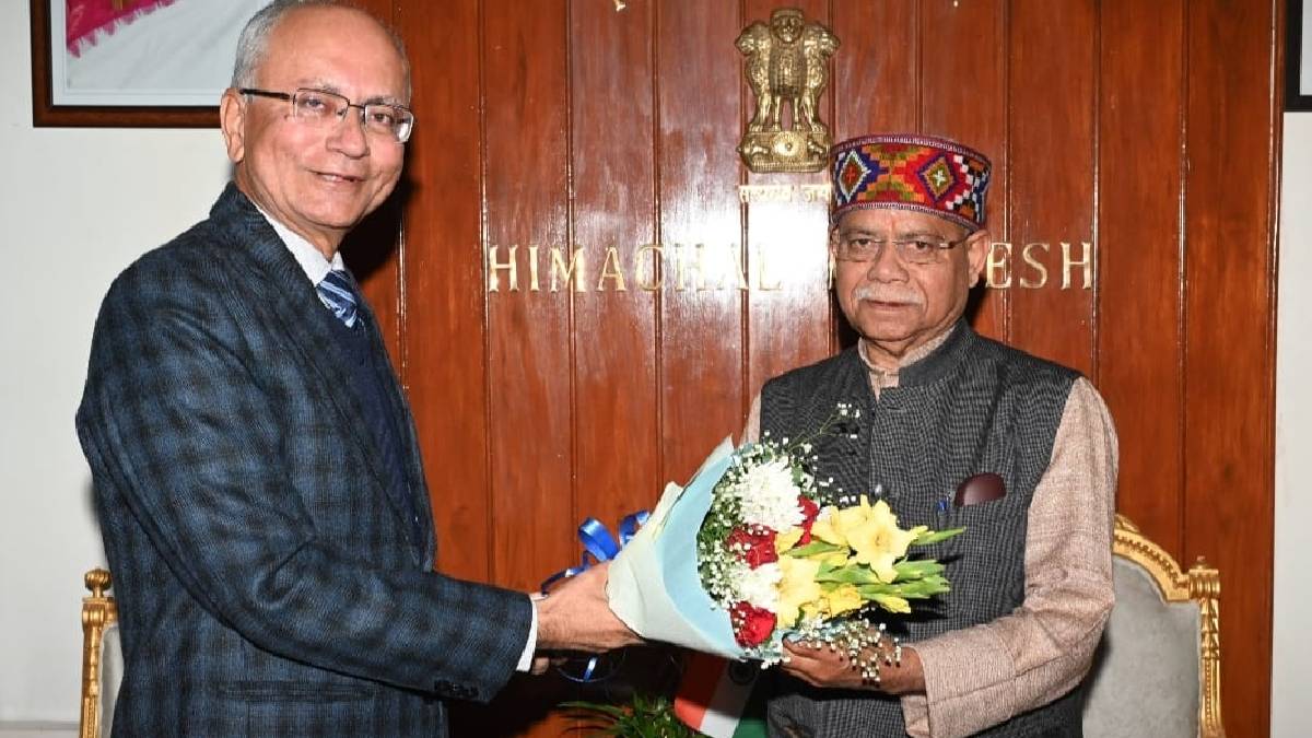 himachal panchayat elections commissioner anil khachi meets governor shiv pratap shukla