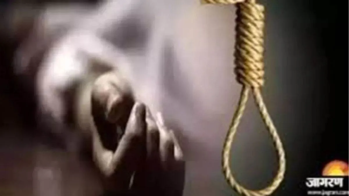 bhadohi man found dead body hanging after dropping wife off
