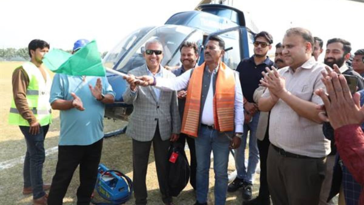 pmshri heli tourism service launched in madhya pradesh air connectivity boost