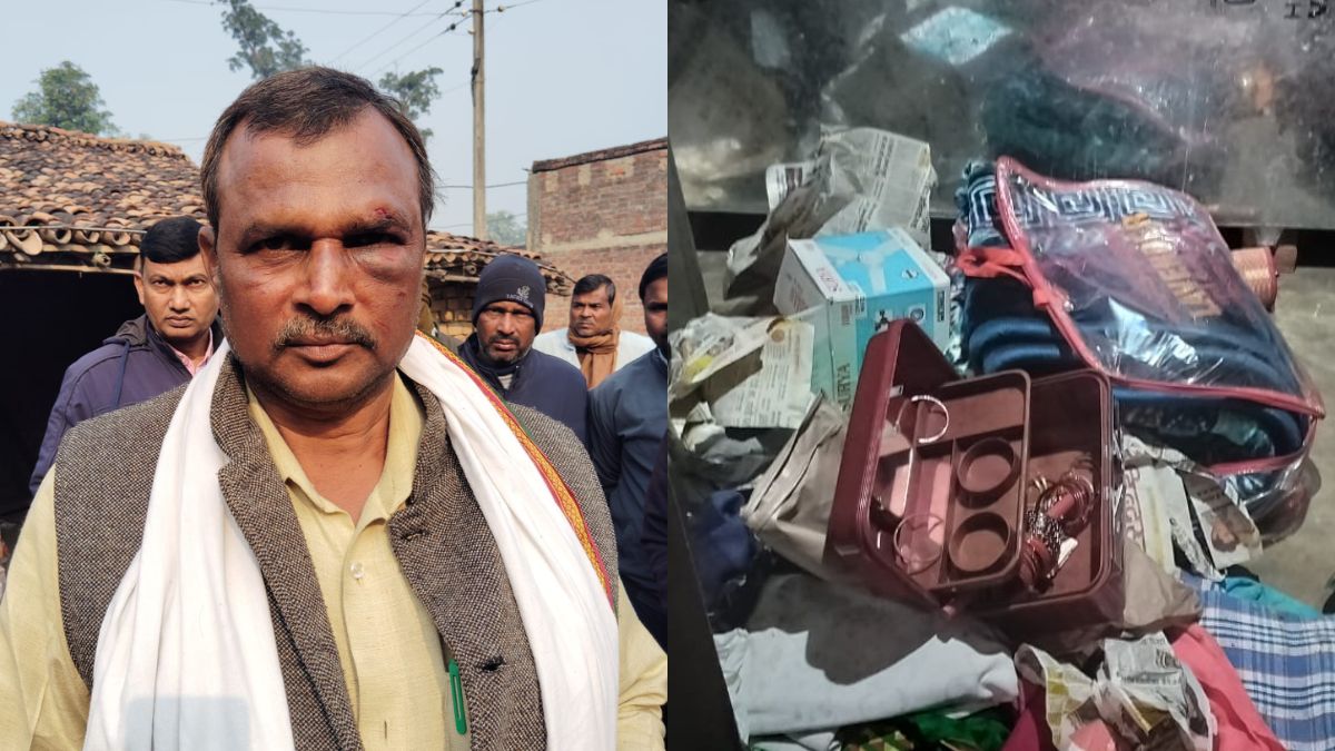 dacoity in haidernagar teacher couple held hostage robbed