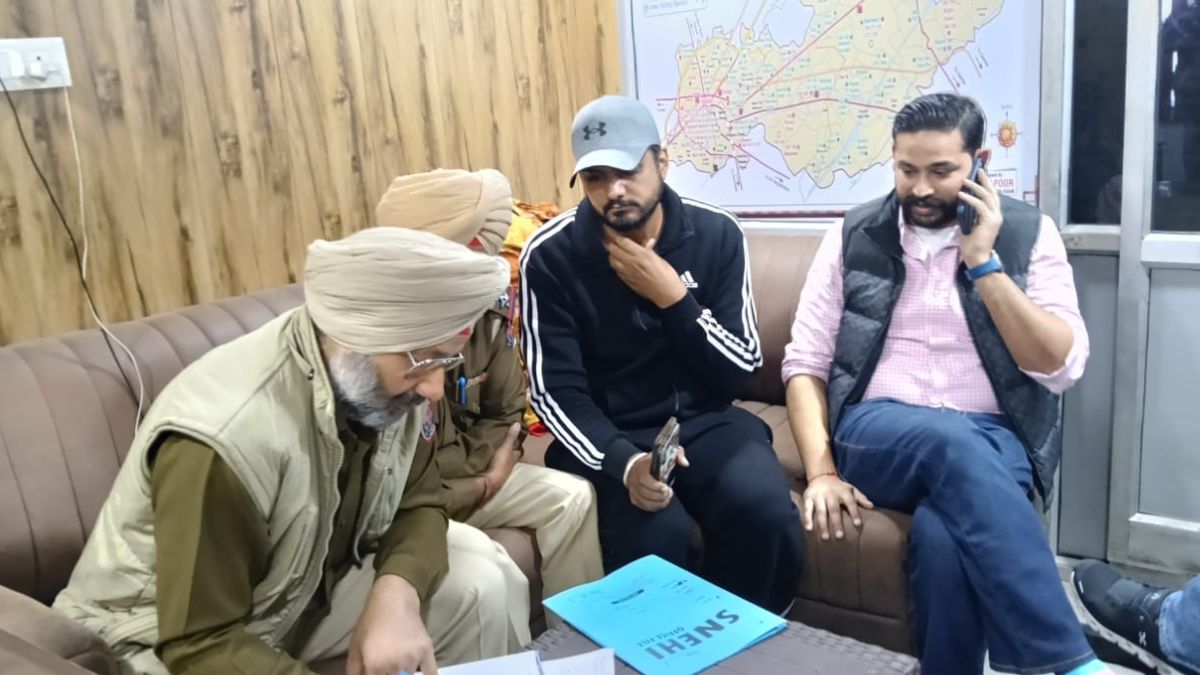 bullets fired at a congress leader showroom in batala shattering shop windows panic grips the area