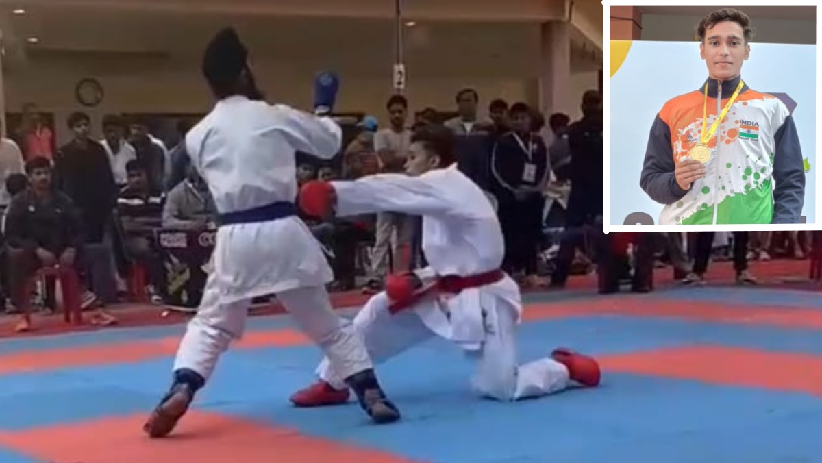 shivesh sharma wins gold at cbse national karate championship