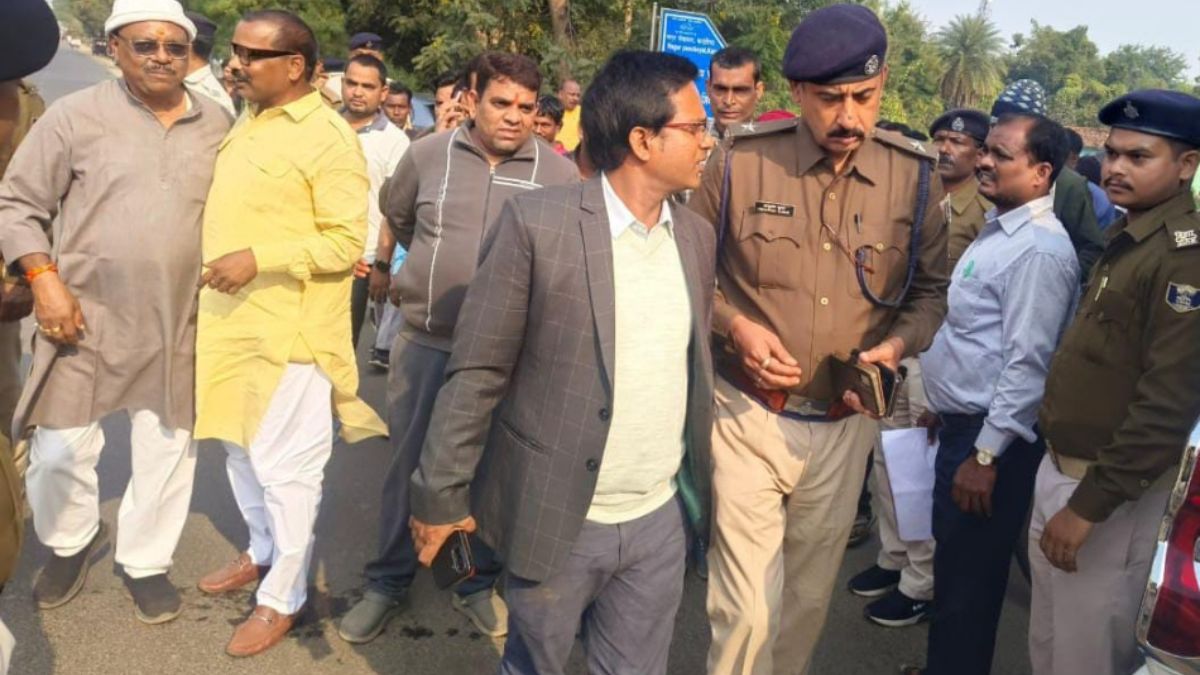 land acquisition protest halts bypass construction in banka