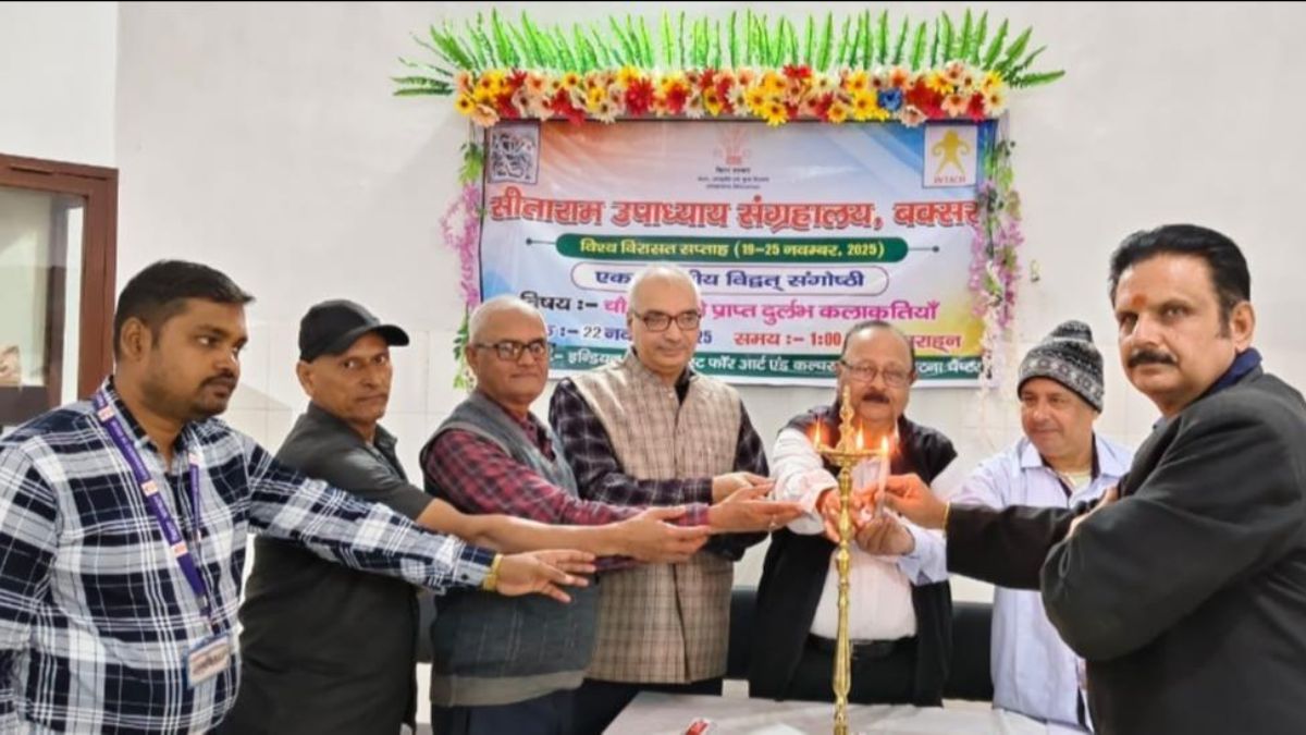 ancient artifacts found in buxars chausa garh shed light on indias naming