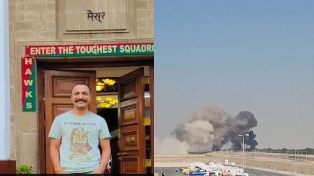 tejas fighter jet crash pilot father saw news of crash while watching videos on youtube