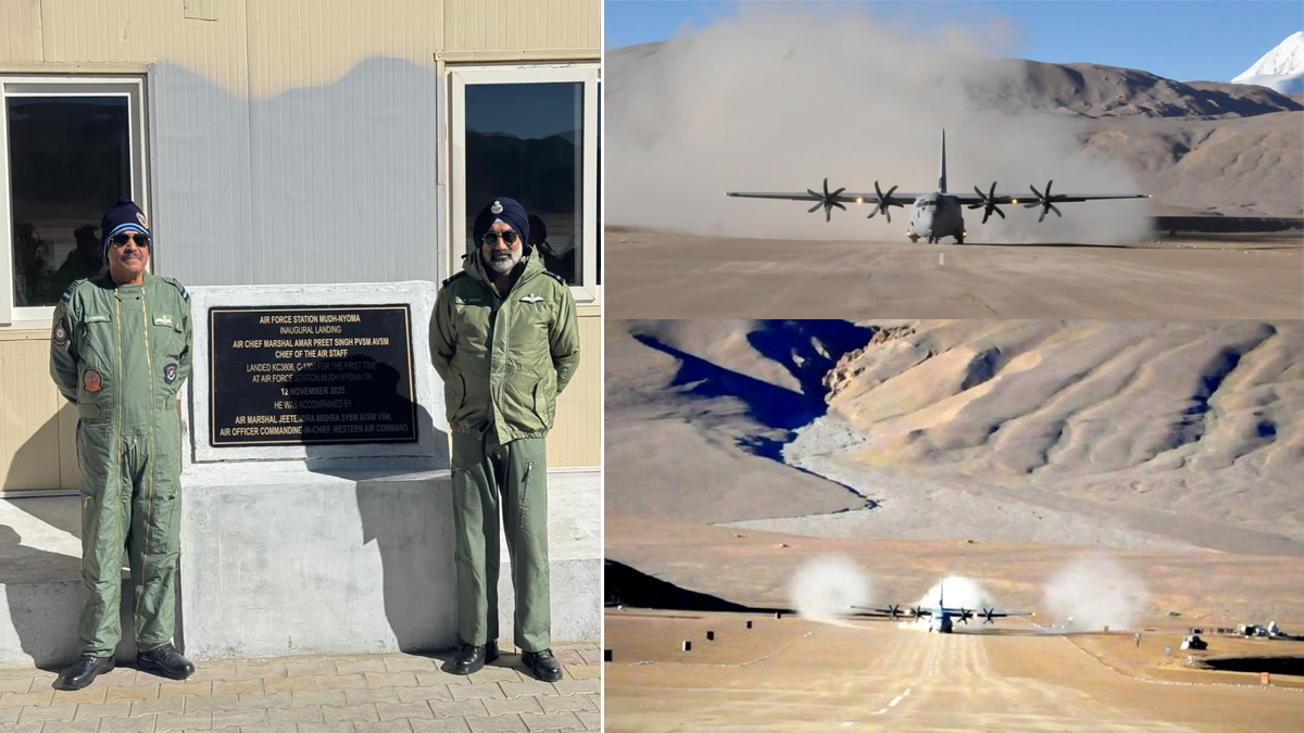 indias nyoma airbase fighter jets to counter china in ladakh