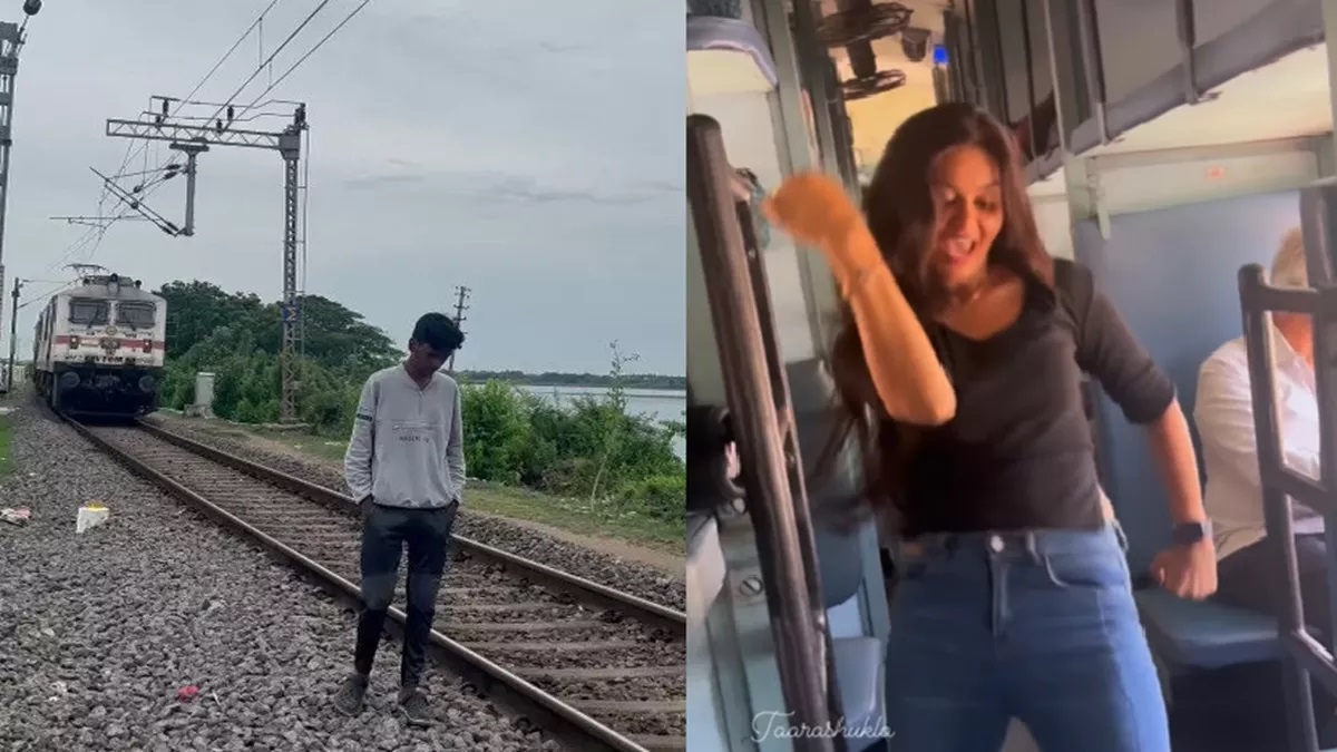 train chain pulling for reels action taken at agra cantt railway station