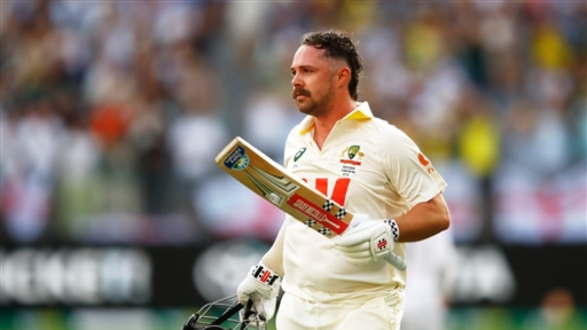 ashes series aus vs eng travis head record century at perth stadium