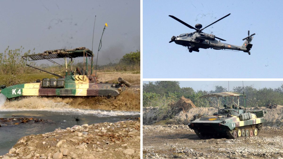 indian army conducts ram prahar exercise near ganga
