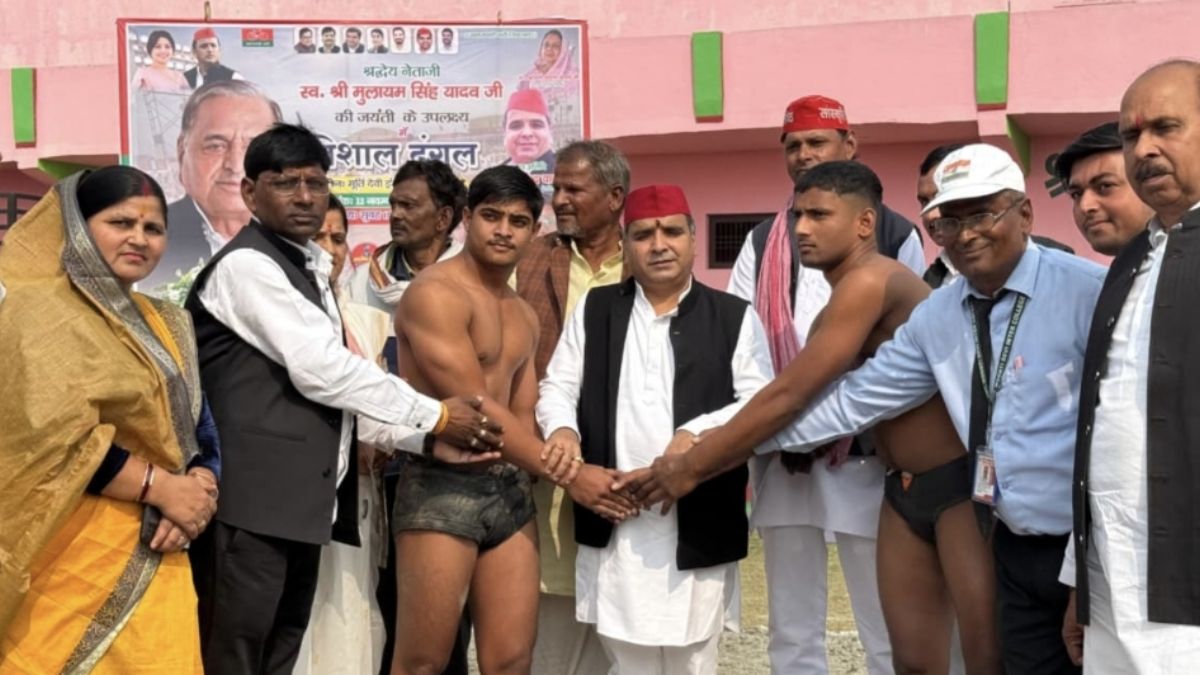 dharmendra yadav slams bjp development only in ads samajwadi party gave identity to players