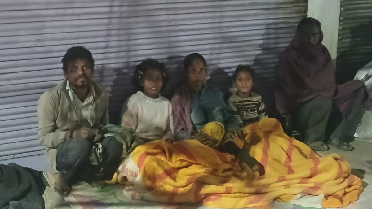 jehanabad weather update temperature drops hardship for homeless