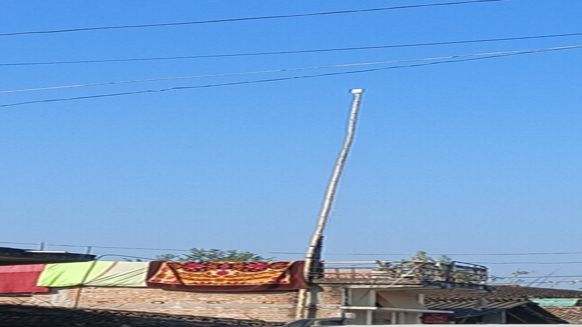 mobile network issues in bagaha villagers rely on bamboo and river banks