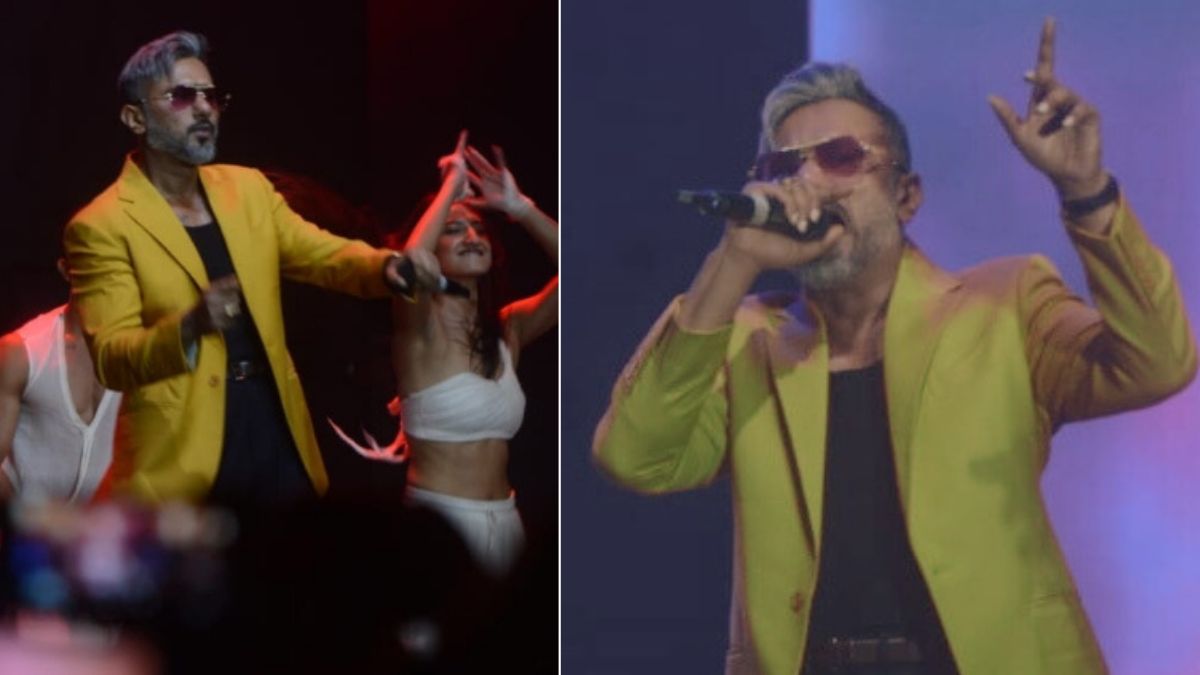 yo yo honey singh sing blue hai pani pani and millionaire dope shope brown rang in lucknow concert fan frenzy