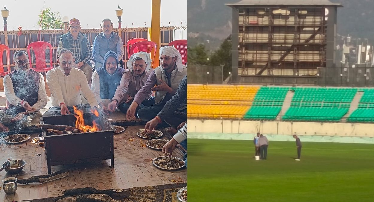 india vs south africa t20 match hpca performed puja and havan at the temple for the t20 match which will begin on december 14 at the dharamshala stadium