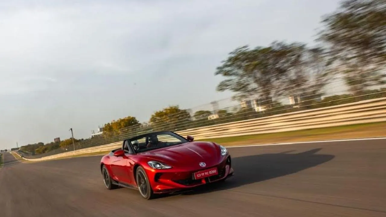 cricketer shafali verma buys mg cyberster ev price 500 km range and exclusive features