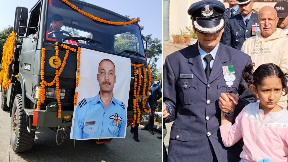tejas crash wing commandar namansh sayal select in airforce in 19 years age