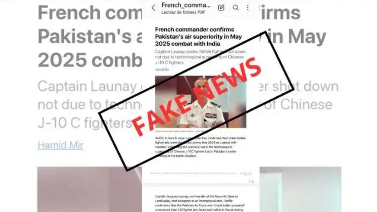 france navy slams pakistan over misinformation on operation sindoor says fake news calls rafale claims fabricated