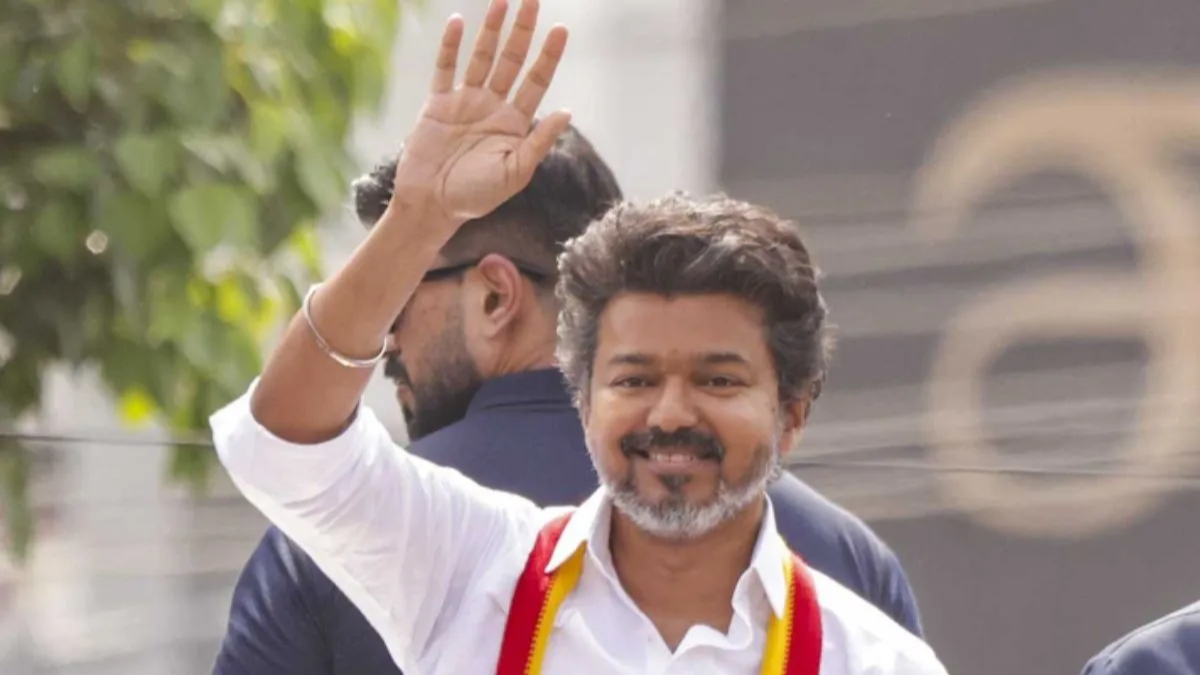 actor vijay criticizes dmk after karur stampede public appearance
