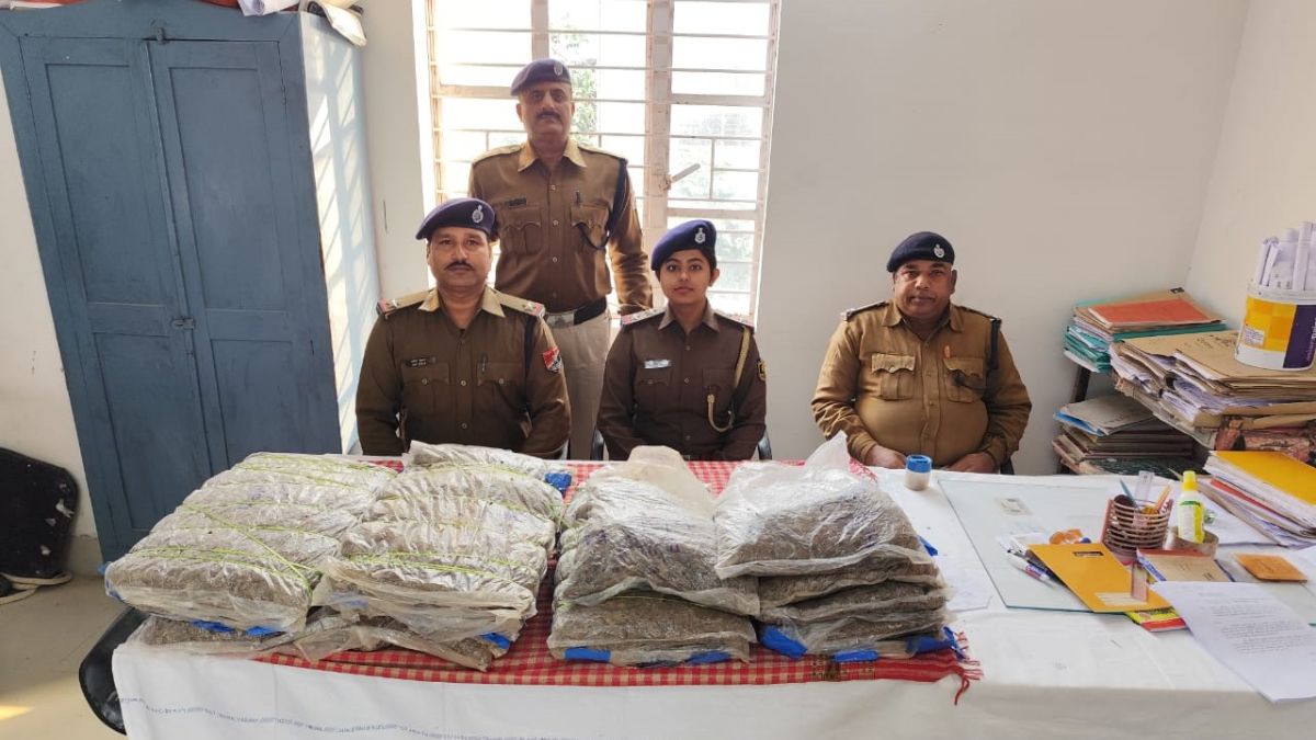 24 kg ganja seized on jaynagar samastipur train rpf action