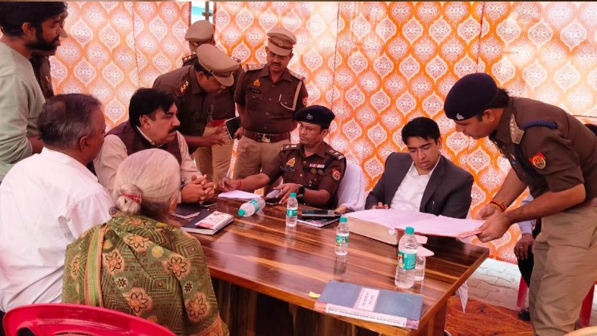 dm atul vats hathras said run effective campaign against encroachment and illegal occupation