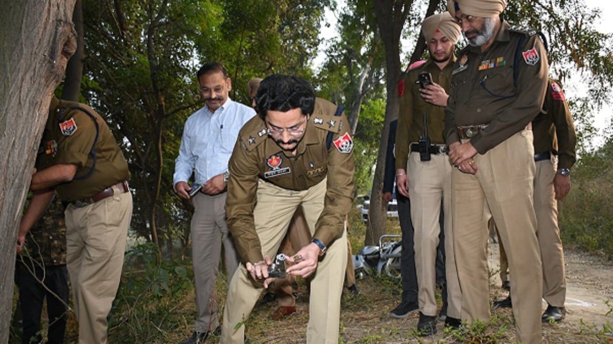 patiala encounter bambiha gang shooters arrested weapons seized