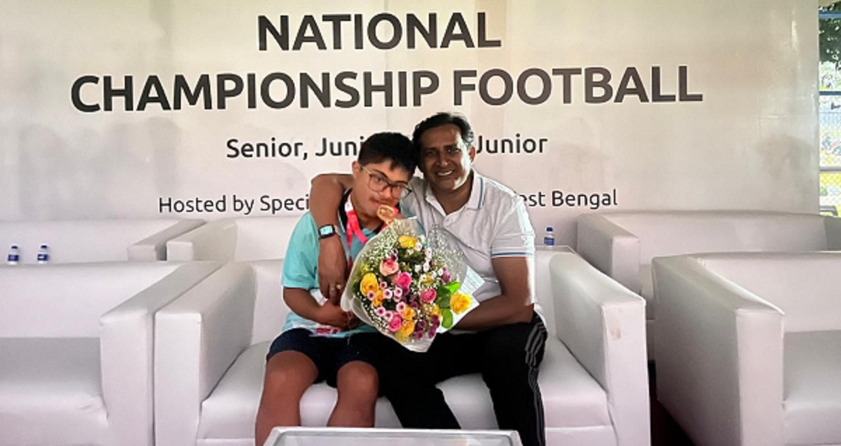 down syndrome champion vihan kumar wins gold in national football