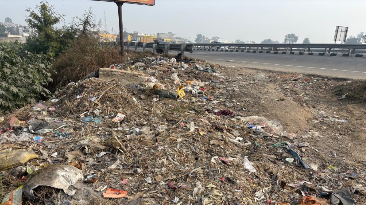 meerutmawanapauri highway garbage dumps plague commute