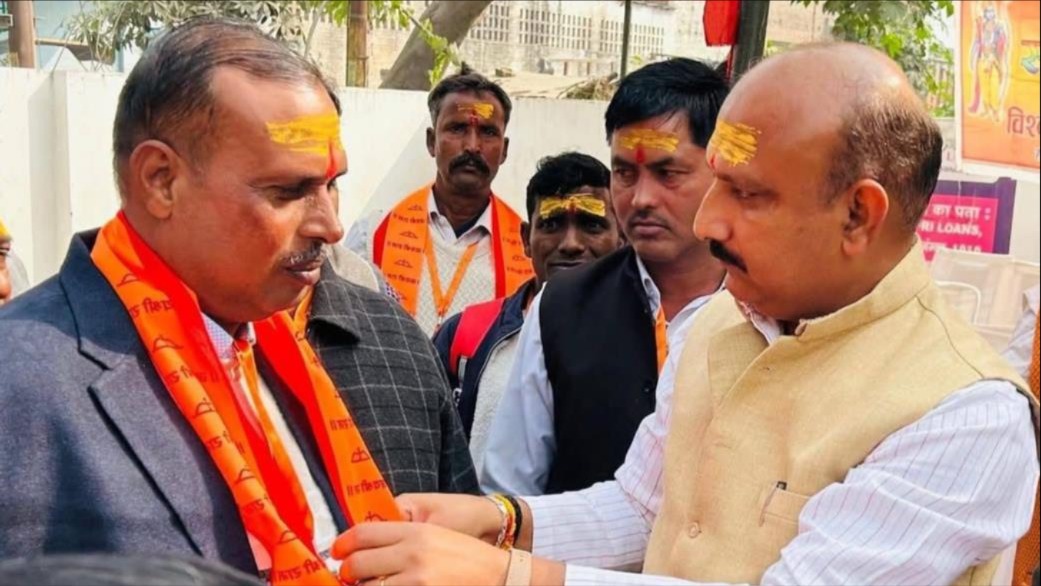 ram mandir dhwajarohan 75 devotees depart for grand ceremony