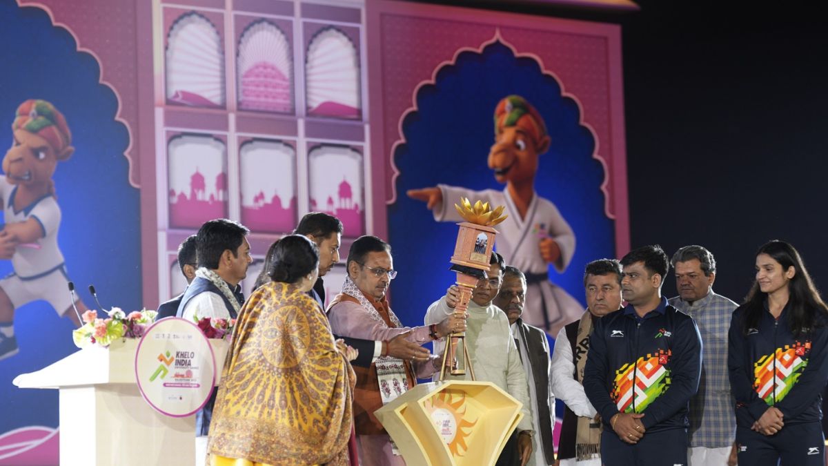 khelo india university games opening ceremony in rajasthan
