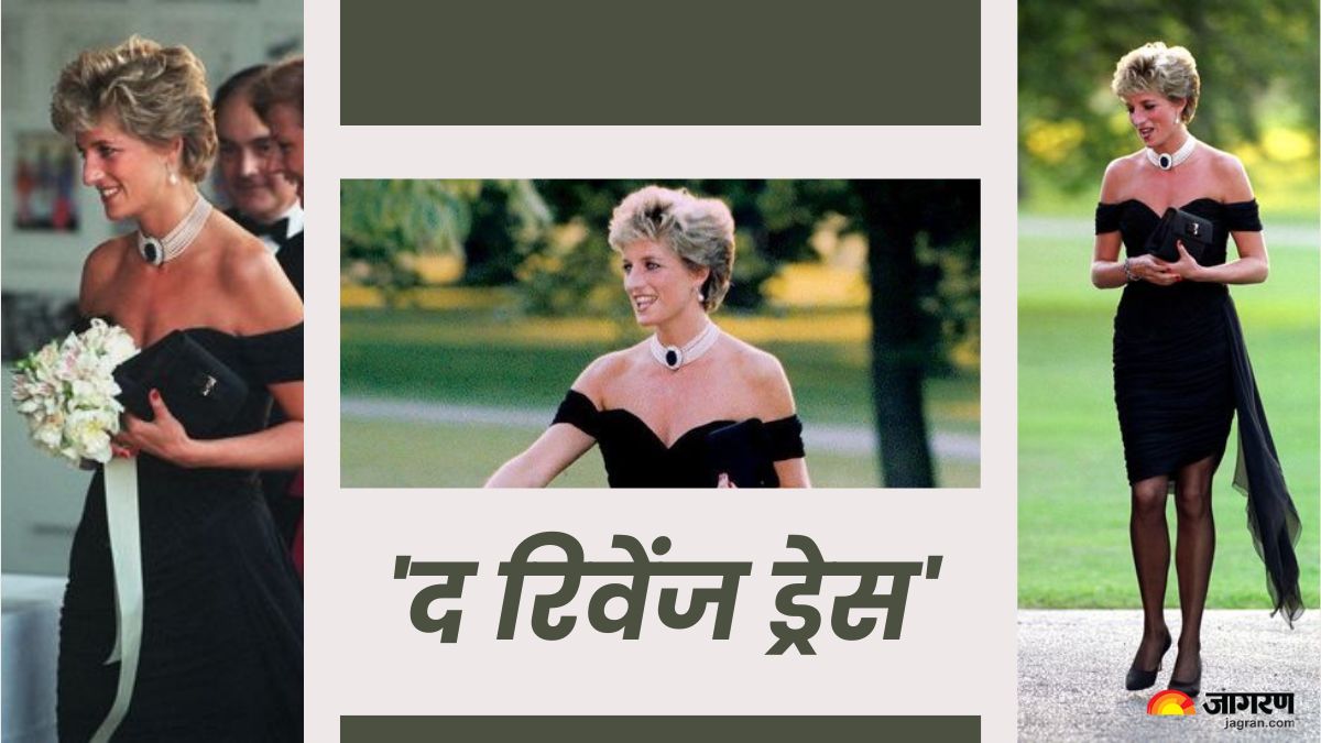 interesting story behind princess diana iconic revenge dress check details here
