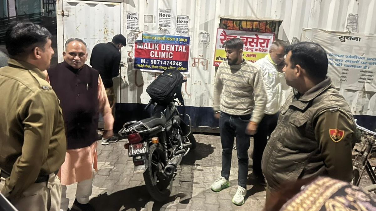 sonipat rain basera raid drug den busted caretaker sacked