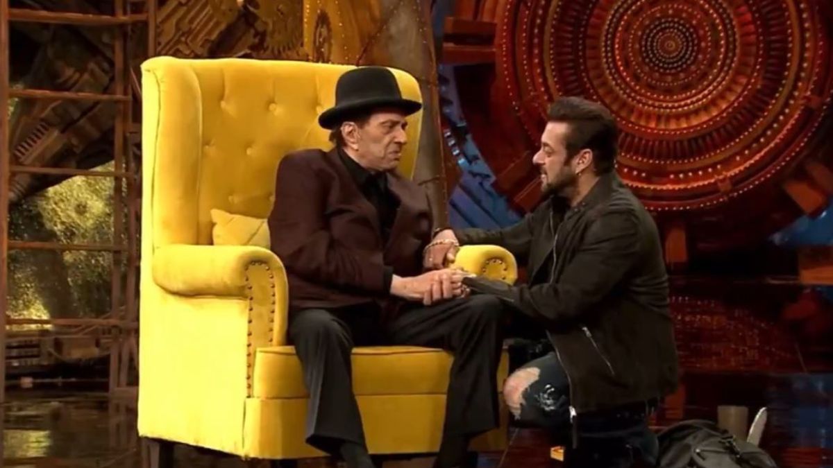 salman khan at dharmendra funeral he used to call him his third son