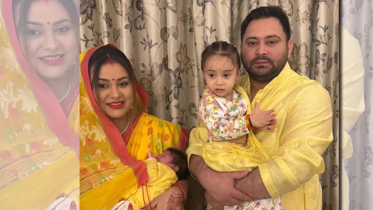 tejashwi yadav emerges after election silence wife kids leave for delhi