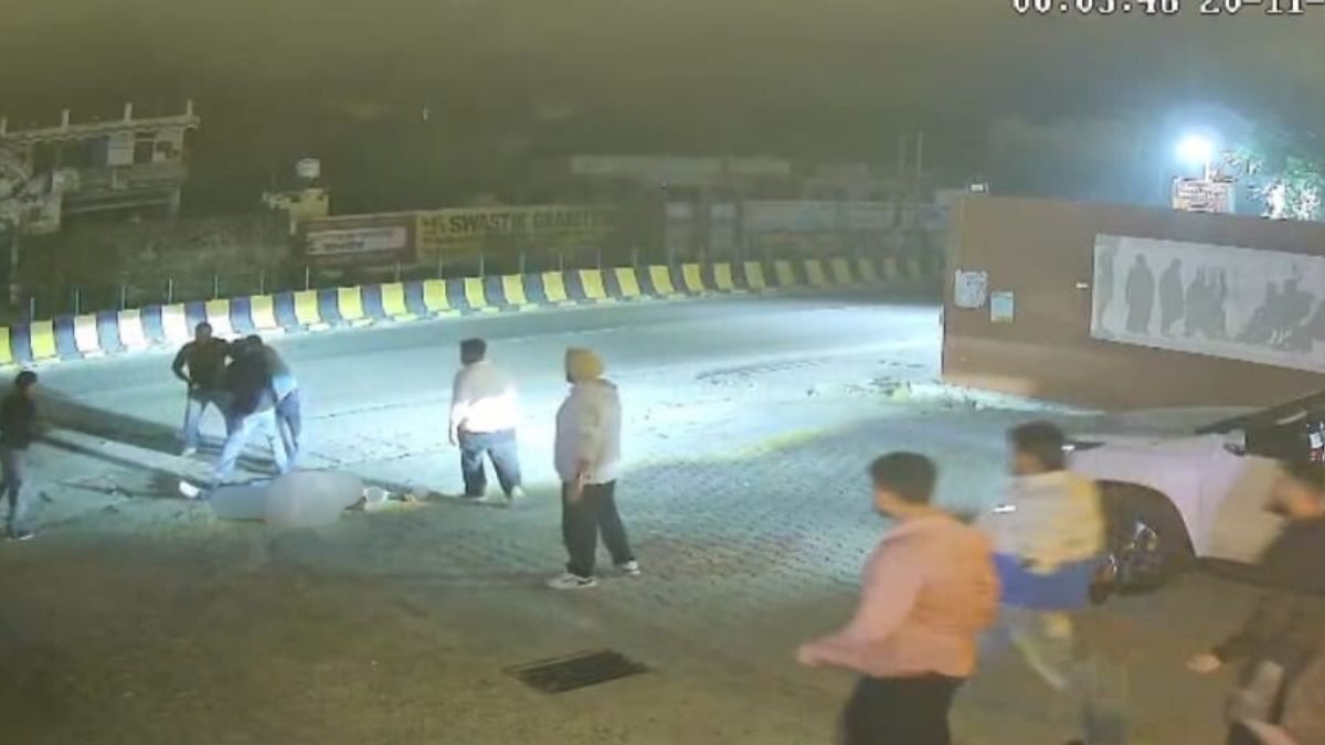 una golikand cctv footage video viral ashu puri murder case gun fire