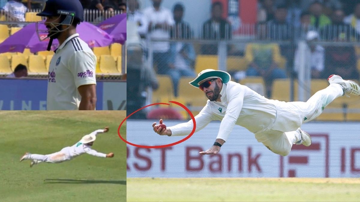 india vs south africa aiden markram superman catch video dismiss nitish kumar reddy jadeja reaction viral