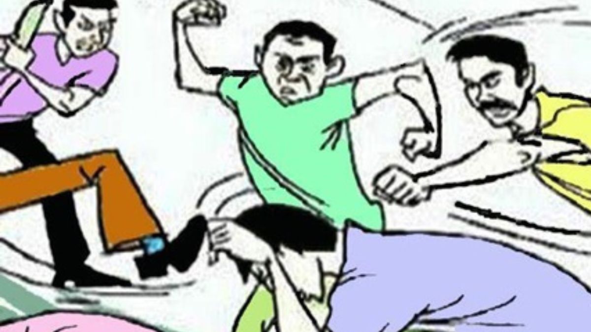 ballia land dispute violent clash injures three