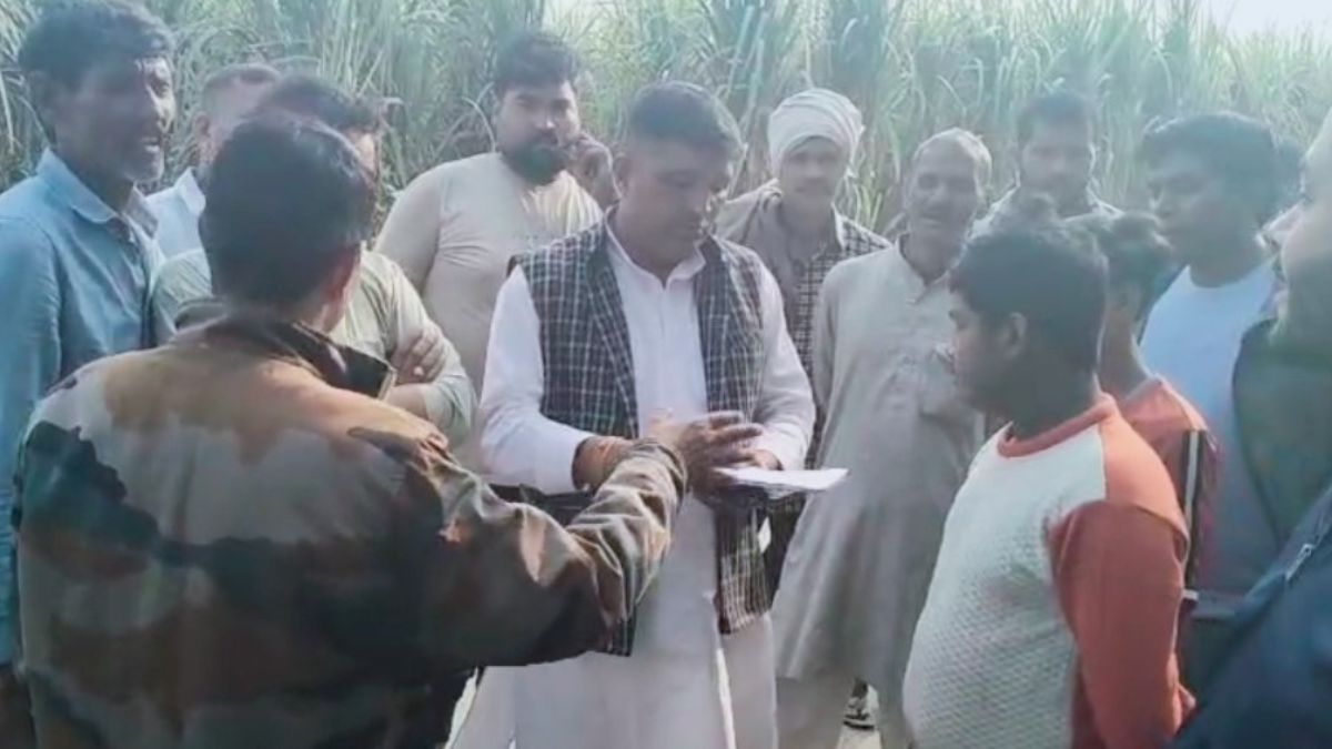 leopard attack on farmer in muzaffarnagar forest department sets trap