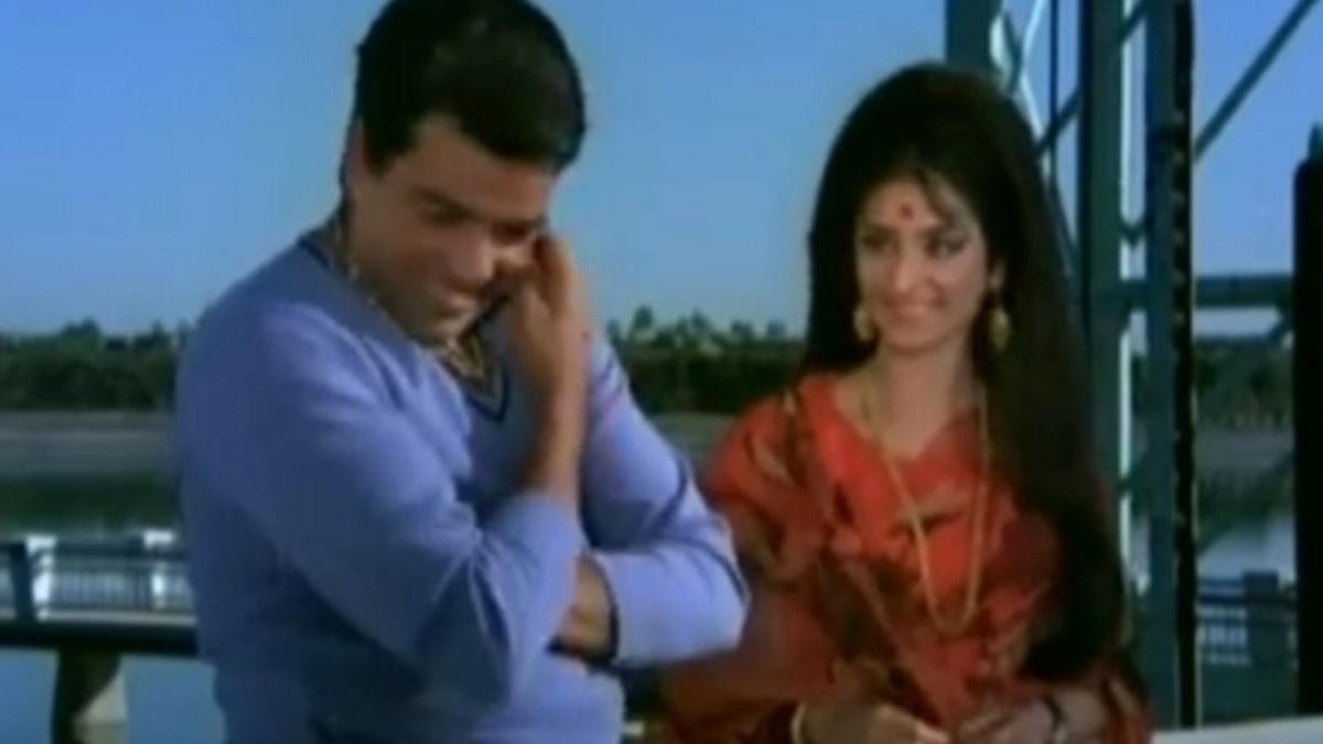 dharmendra shoots film with saira banu in dehradun