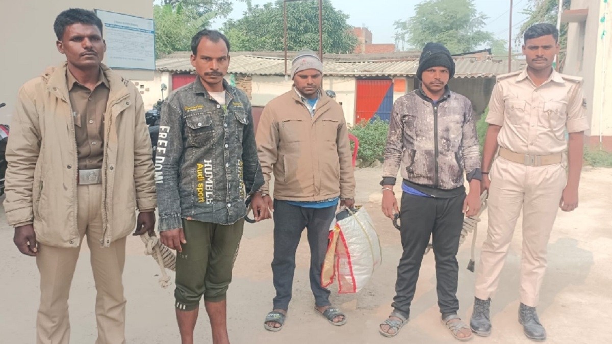 three people were arrested in darbhanga for not inviting their son to his wedding and assaulting and looting his house