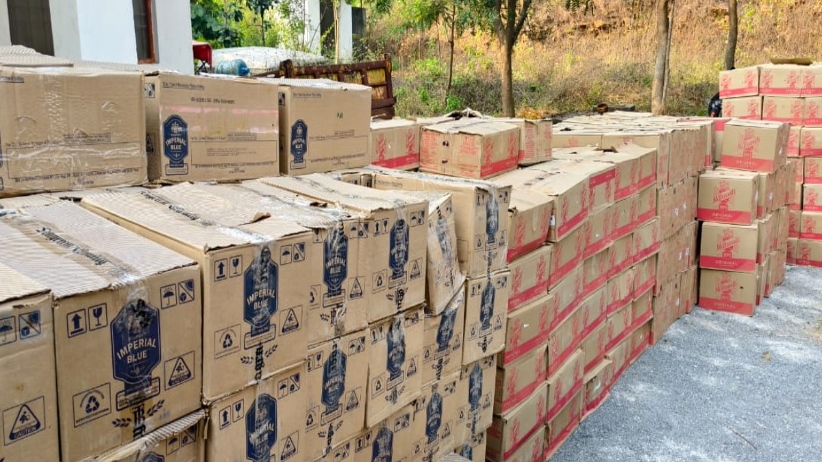 sonbhadra police seizes illicit liquor worth crores en route to bihar