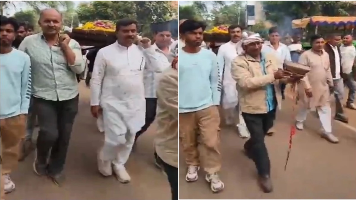 onion price crisis farmers stage mock funeral in mandsaur