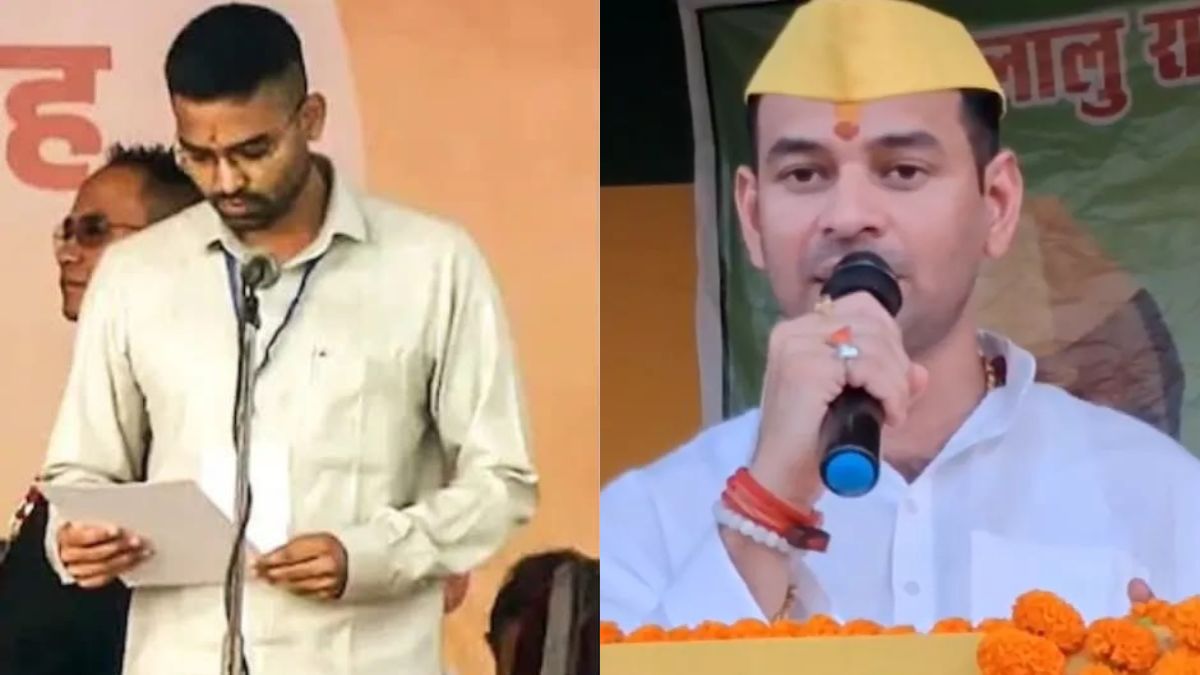 modinitish magic tej pratap taunts deepak prakash becomes minister
