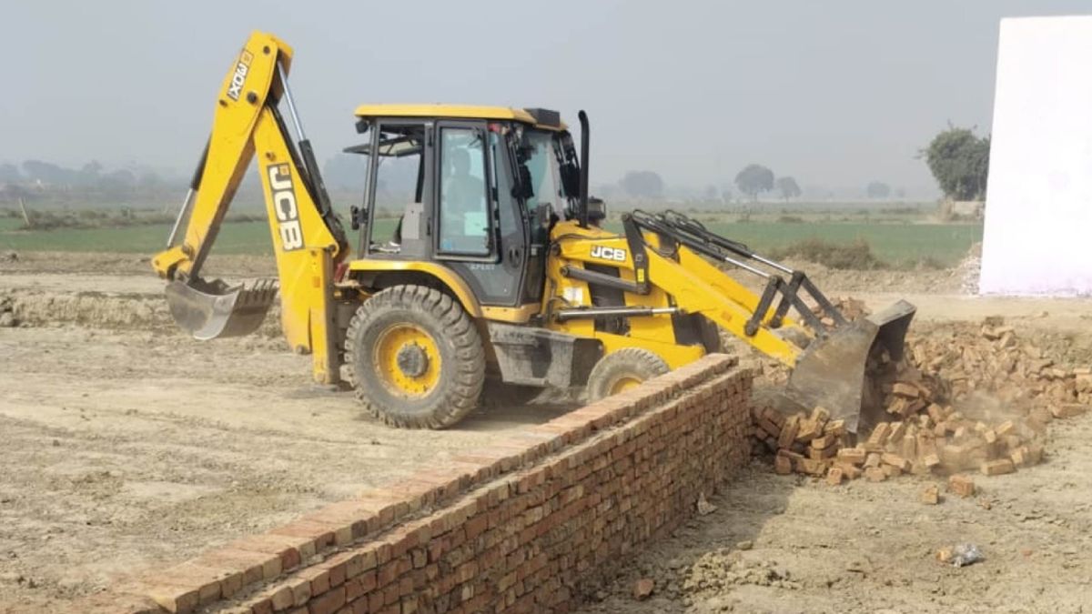 bahadurgarh illegal colony demolished by municipal council